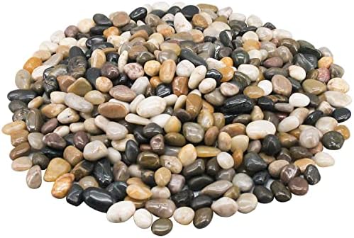 Fish Tank Rocks,Virekm River Rocks, Decorative Ornamental Pebbles by VIREKM