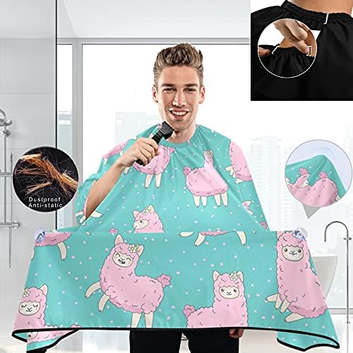 visesunny Professional Barber Cape Polyester Hair Cutting Salon Cape Apron Anti-Static Beard Bib Grooming Apron - Image 3