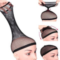 Dreamlover Black Mesh Wig Cap for Long Hair, 3 Pieces by Dreamlover