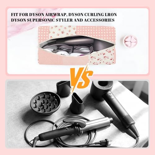 Hair Tools Travel Carrying Bag, Quilted Floral Bag for Shark Flexstyle - Image 2
