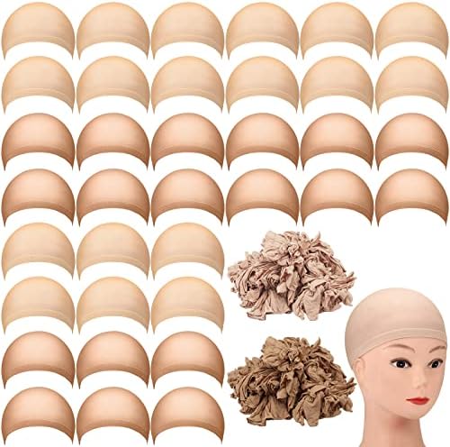 Mepase 200 Pcs Wig Caps Nylon Stocking Caps Bulk by Mepase