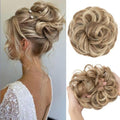 CJL HAIR Large Messy Bun Hair Piece Wavy Curly Scrunchies Synthetic Chignon Ponytail Hair Extensions Thick Updo Hairpieces for Women Sand by CJLHAIR