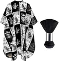 FEBSNOW Hair Cutting Cape Kit,Professional Barber Cape with Duster Brush by HOMECRAFTBEAUTYBABY