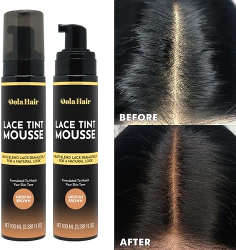 Dolahair Lace Tint Spray Mousse for Lace Front Wigs - Melting Foam, Hair Mousse, Wig Glue, and Installation Kit - Image 4