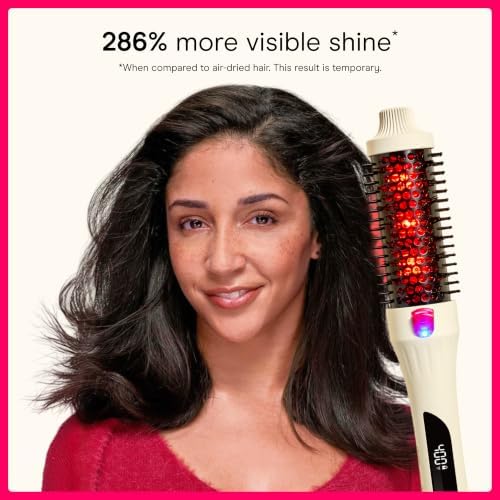 Conair InfinitiPRO Infrared Thermal Brush, Dry-Hair Styling, 1.5”, Cream - Image 3