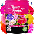 NatureZ Edge Zinnia Seeds for 2026 Planting Outdoors, Over 1600 Flower Seeds, 10g, Non GMO Made in USA, Bulk Semillas De Flores para Sembrar, Pumila Mix, Easy to Grow Zinnia Seed Mix by NatureZEdge