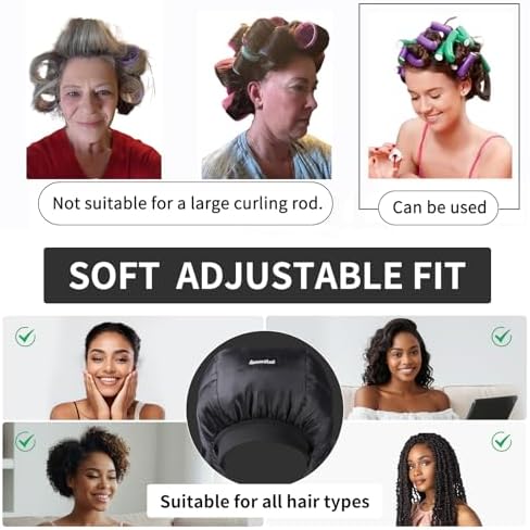 Bonnet Hair Dryer, Ideal Hair Diffuser for Curly Hair， Your Ultimate Solution - Spacious Capacity Blow Dryer Cap for Rapid Styling of Curls - Image 4
