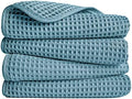 POLYTE 430 GSM Poly Blend Microfiber Quick Dry Waffle Hand Towel, 16x30 in by Polyte