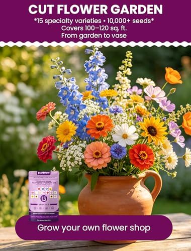 Wildflower Seeds Cut Flower Mix 4 oz - 15 Varieties, Over 30,000 Seeds - Image 3