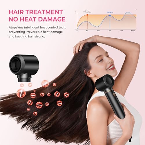 Atopskins 5-in-1 Blow Dryer Brush & Auto-Wrap Air Styler Set - Image 6