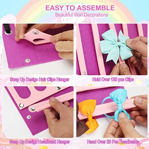 Hair Bows Holder & Organizer for Baby Girl, Baby Hair Accessory - Image 4