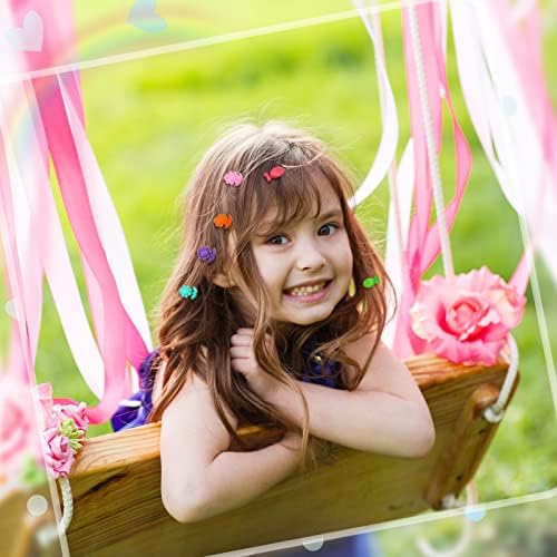 Giegxin 60 Pcs Girls Barrettes Hair Clips Ponytail Ties, Novel Style - Image 5