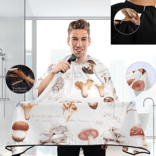 Barber Capes Polyester Hair Cutting Salon Cape with Snaps Beard Bib Hairdresser Gown Stylist Cape For Men Women - Image 3