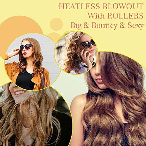 Jumbo Size Hair Roller sets, Self Grip, Salon Dressing Curlers, 3 Inch 18 Packs (6XJUMBO+6XLARGE+6XMEDUIEM) - Image 3