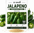 100 Jalapeno Pepper Seeds | Hot Peppers | Vegetable Seeds for Planting by CZGrain