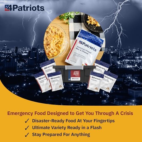 4Patriots 4-Week Survival Food Kit: Emergency Food Supply Designed to Last 25 Years, 192 Servings - Image 3