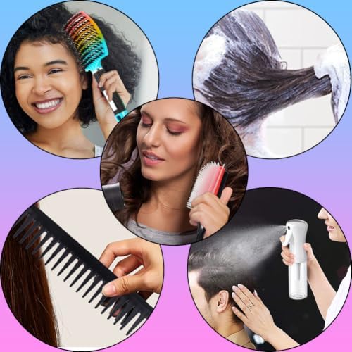 Detangling Brush Set for Curly Hair Afro America/African 3a to 4c Texture - Image 6