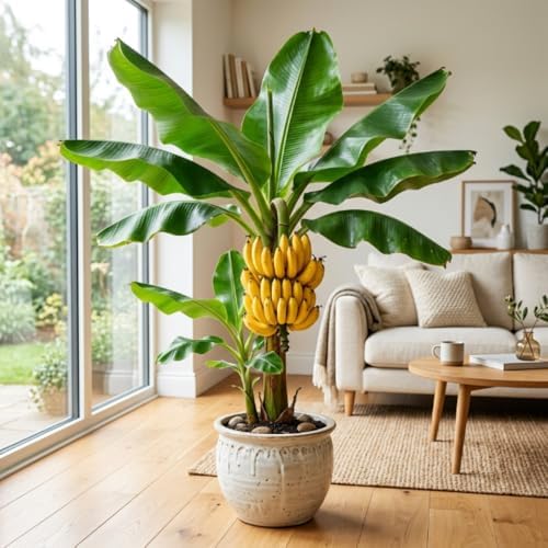 Dwarf Cavendish Banana Tree Plant, Indoor Outdoor Plant, 1 Gallon Pot - Image 6