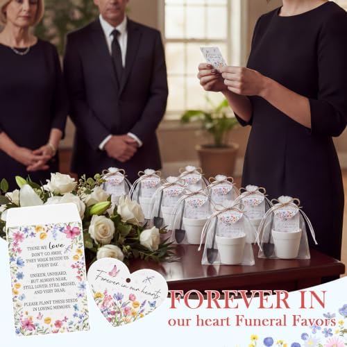 24 Sets Memorial Funeral Seed Card Sets (No Seed) - Image 6