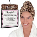 Microfiber Hair Towel Wrap for Women – Large Fast Drying Hair Towel with Patented Clip – Anti-Frizz, Super Absorbent, Silky Smooth Microfiber – Plopping Hair Wrap for Curly, Wavy & Straight Hair by THEPERFECTHAIRCARE