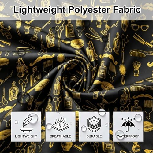 Barber Cape for Men, Professional Hair Cutting Cape for Salon Use - Image 3