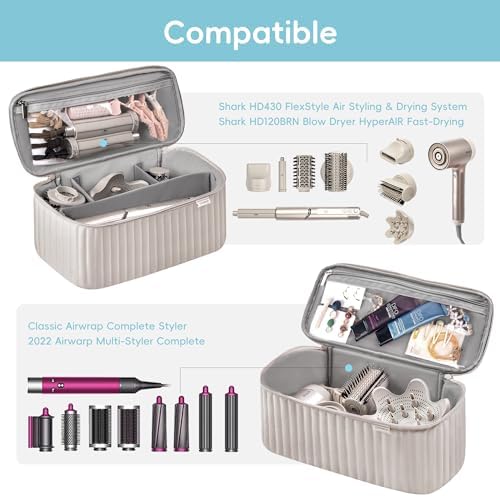 Lexeeco Hair Dryer Tools Travel Bag for Shark Flex Style Fusion Attachment - Image 5