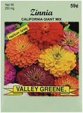 Set of 100 Flower Seed Packets! Flower Seeds in Bulk (100, Zinnia Cali Giant) by BlackDuckBrand