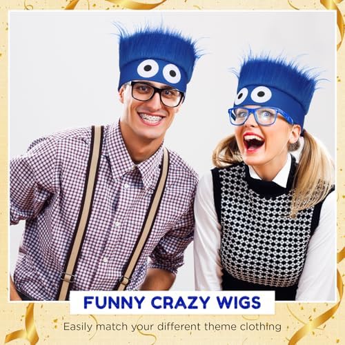 Crazy Wig Hairy Headband Hat - Image 3