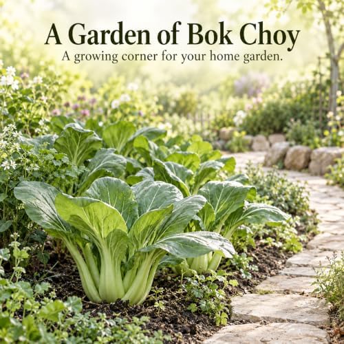 ZEshops 1000 Chinese Cabbage Seeds, Bok Choy for Leafy Vegetable Gardens - Image 2