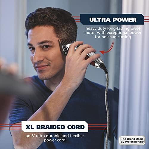 Wahl USA Pro Ultra Quiet High Torque Corded Hair Clipper for Ultra Quiet Operation and Cooler Operating Temperatures, Metal Housing with Bonus Hair Clipping Guard Caddy - Model 3000097 (Pack of 3) - Image 5