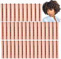 Perm Rods Large Hair Rollers for Natural Long Short Hair Styling Tool Hair Curlers Beige Color by RJMBMUP