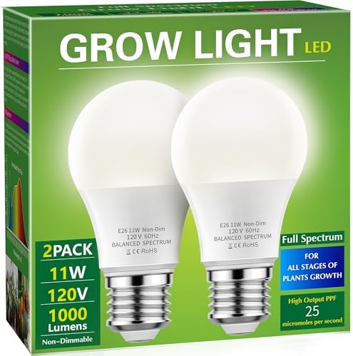 Grow Light Bulbs, Full Spectrum Grow Light Bulb, LED Grow Light by WelcometoBriigniteenjoyyourtimehere