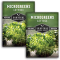 Lettuce Microgreens Seeds for Planting - 2 Packs by SurvivalGardenSeeds