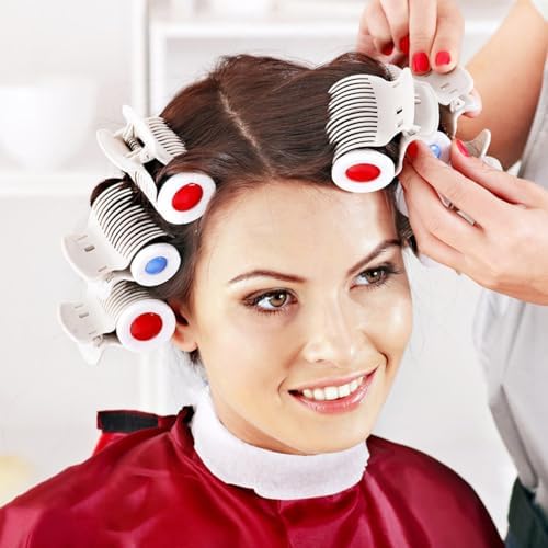 20 Pcs Hot Roller Clips for Hair, Curler Claw Clip for Women Hair Section Styling (White, 2inch) - Image 2
