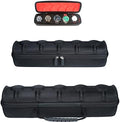 5 Slots Watch travel case, men's watch storage box organizer, watch case holder with flexible foam inserts fit up to 60 mm watch by forBetterLife