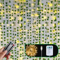 Freyalife Artificial Vines with LED Fairy Lights, 33ft Green Silk Ivy Garland, 8 Light Modes, Remote Control, Indoor Decor for Bedroom, Living Room, Wedding, Party by Unknown
