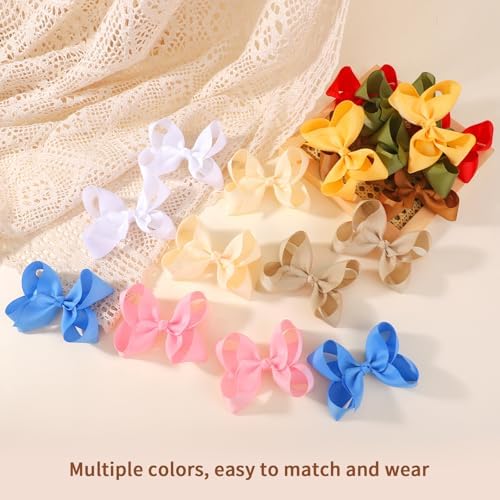 YHXX YLEN 20PCS Hair Bows for Girls, 4.5 Inch Bows With Alligator Clips - Image 5