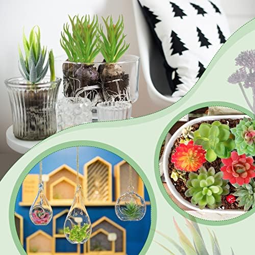 WILLBOND 50 Pcs 50 Pcs Bulk Mini Artificial Succulents Plants, Normal Style - Image 6