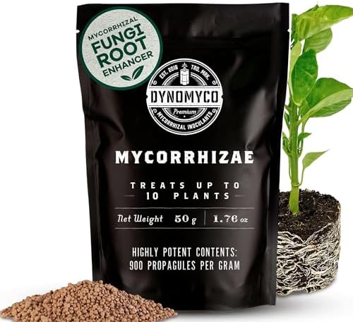 DYNOMYCO Mycorrhizal Fungi Inoculant, 50g/1.76oz by DYNOMYCO