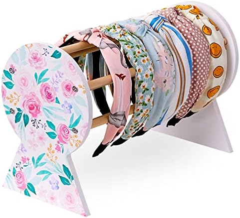 Basumee Headband Holder and Organizer for Hair Accessories - Display and Storage for Girls' Hair Hoops, Headbands, Home Decor by Basumee