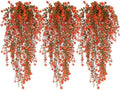 RECUTMS Fall Artificial Hanging Plants Fake Fall Flowers Faux Autumn Vines by RECUTMS