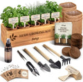Indoor Herb Garden Kit, Herb Growing Kit for Kitchen and Windowsill by Plantingseedsgrowingdreams
