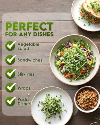 Nature Jim's Sprouts - Organic Radish Seeds for Sprouting – Non-GMO - 16 oz - Image 6