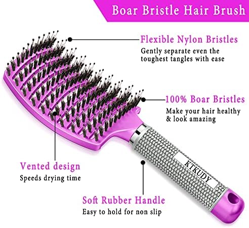 Detangling Brush for Women & Kids, Wet & Dry Hair, All Hair Types - Image 2
