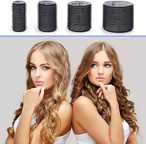 Selizo Hair Roller 28 Pcs Set, Includes 16Pcs Self-Grip Hair Rollers in 4 Sizes and 12Pcs Hair Clips for Long Medium Short Hair Volume - Image 7