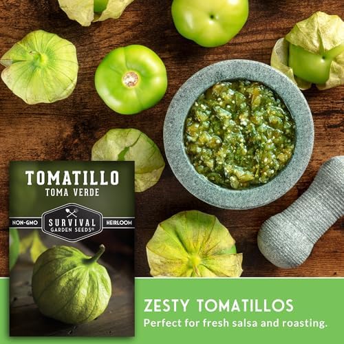 Toma Verde Tomatillo Seeds for Planting - 3 Packs - Image 4