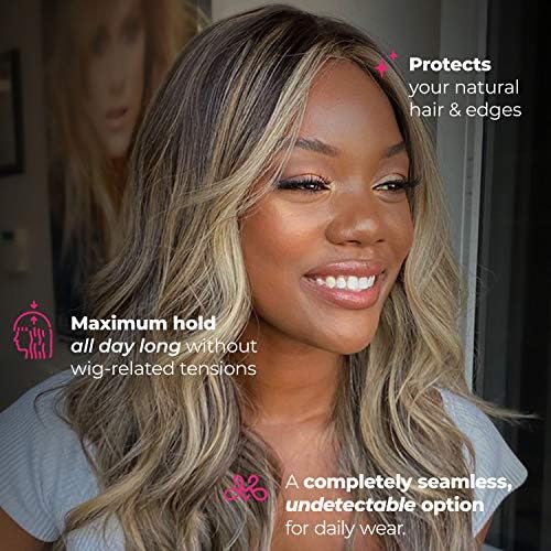 MILANO COLLECTION WiGrip, The Original Comfort Grip Band, Adjustable Wig Bands for Women Provides Glueless Support, Non-Slip Wig Grip Headbands for Women Tension-Free, One Size Fits All, Black, 2 Pack - Image 6