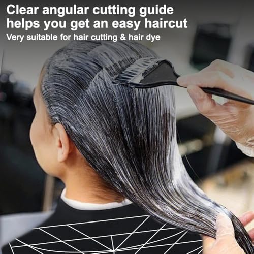 Silicone Hair Cutting Guide Collar - Waterproof Cutting Mat for Hair Stylist - Hair Cutting Cape - Image 4