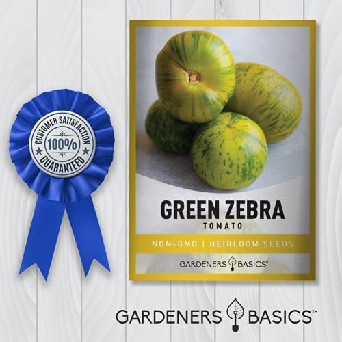 Gardeners Basics Green Zebra Tomato Seeds for Planting Heirloom Non-GMO Seeds for Home Garden Vegetables Makes a Great Gift for Gardening - Image 4