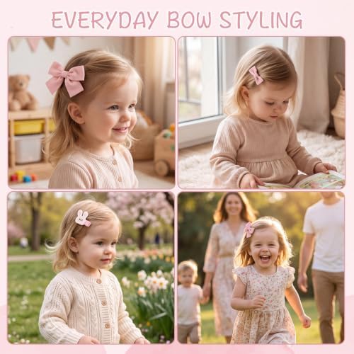 Needbrock 20 Pcs Baby Hair Clips Bow Accessories for Girls Toddlers Kids - Image 5
